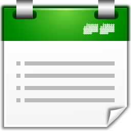 Actions view calendar list Icon, Actions view calendar list,Oxygen 1,System