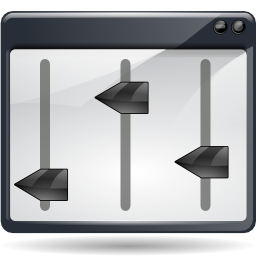 Actions view media equalizer Icon, Actions view media equalizer,Oxygen 1,System