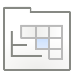 Actions view process all tree Icon, Actions view process all tree,Oxygen 1,System