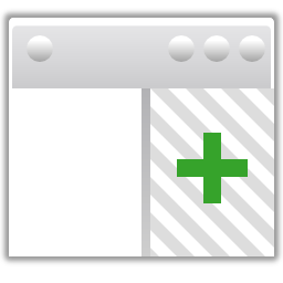 Actions view right new Icon, Actions view right new,Oxygen 1,System