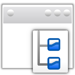 Actions view sidetree Icon, Actions view sidetree,Oxygen 1,System