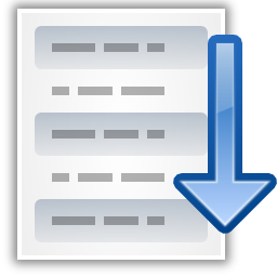 Actions view sort ascending Icon, Actions view sort ascending,Oxygen 1,System