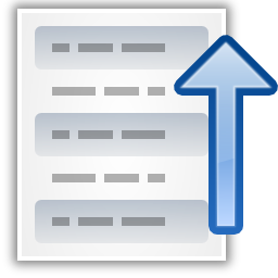Actions view sort descending Icon, Actions view sort descending,Oxygen 1,System