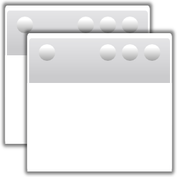 Actions window duplicate Icon, Actions window duplicate,Oxygen 1,System