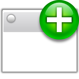 Actions window new Icon, Actions window new,Oxygen 1,System
