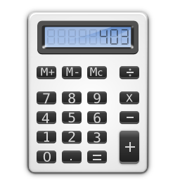Apps accessories calculator Icon, Apps accessories calculator,Oxygen 1,System
