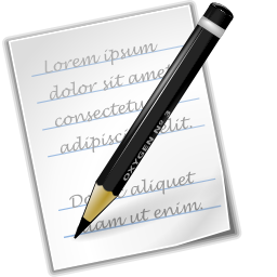 Apps accessories text editor Icon, Apps accessories text editor,Oxygen 1,System