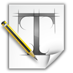 Apps fontforge Icon, Apps fontforge,Oxygen 1,System