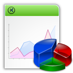 Apps kchart Icon, Apps kchart,Oxygen 1,System