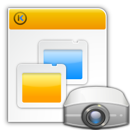 Apps kpresenter Icon, Apps kpresenter,Oxygen 1,System