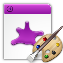Apps krita Icon, Apps krita,Oxygen 1,System