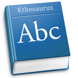 Apps kthesaurus Icon, Apps kthesaurus,Oxygen 1,System