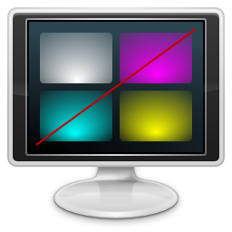 Apps preferences desktop display color Icon, Apps preferences desktop display color,Oxygen 1,System