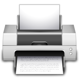 Devices printer Icon, Devices printer,Oxygen 1,System