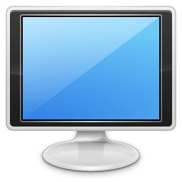 Devices video display Icon, Devices video display,Oxygen 1,System