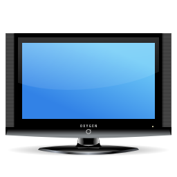 Devices video television Icon, Devices video television,Oxygen 1,System