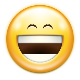 Emotes face laugh Icon, Emotes face laugh,Oxygen 1,System