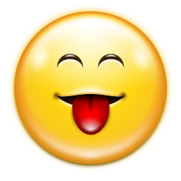 Emotes face raspberry Icon, Emotes face raspberry,Oxygen 1,System