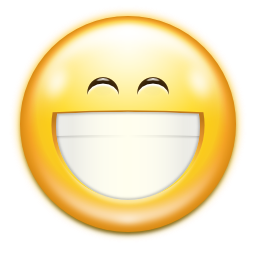 Emotes face smile big Icon, Emotes face smile big,Oxygen 1,System