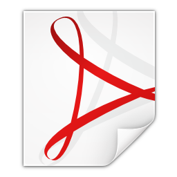 Mimetypes application pdf Icon, Mimetypes application pdf,Oxygen 1,System