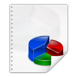 Mimetypes application vnd oasis opendocument chart Icon, Mimetypes application vnd oasis opendocument chart,Oxygen 1,System