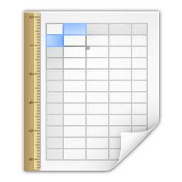 Mimetypes application vnd oasis opendocument spreadsheet template Icon, Mimetypes application vnd oasis opendocument spreadsheet template,Oxygen 1,System