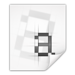 Mimetypes application x font pcf Icon, Mimetypes application x font pcf,Oxygen 1,System