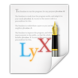 Mimetypes application x lyx Icon, Mimetypes application x lyx,Oxygen 1,System