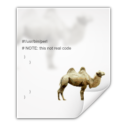 Mimetypes application x perl Icon, Mimetypes application x perl,Oxygen 1,System