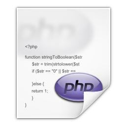 Mimetypes application x php Icon, Mimetypes application x php,Oxygen 1,System