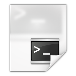 Mimetypes application x shellscript Icon, Mimetypes application x shellscript,Oxygen 1,System