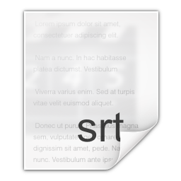 Mimetypes application x srt Icon, Mimetypes application x srt,Oxygen 1,System