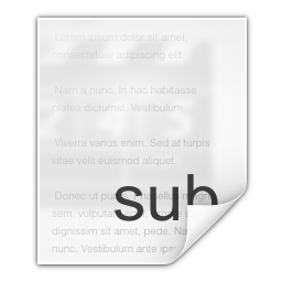 Mimetypes application x subrip Icon, Mimetypes application x subrip,Oxygen 1,System