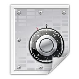 Mimetypes encrypted Icon, Mimetypes encrypted,Oxygen 1,System