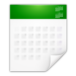 Mimetypes text calendar Icon, Mimetypes text calendar,Oxygen 1,System