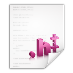 Mimetypes text x c plus plus hdr Icon, Mimetypes text x c plus plus hdr,Oxygen 1,System
