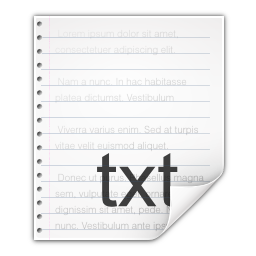 Mimetypes text x generic Icon, Mimetypes text x generic,Oxygen 1,System