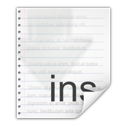 Mimetypes text x install Icon, Mimetypes text x install,Oxygen 1,System