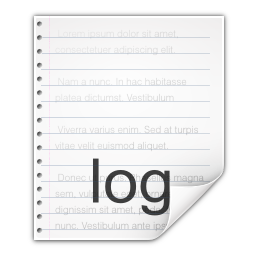 Mimetypes text x log Icon, Mimetypes text x log,Oxygen 1,System