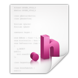 Mimetypes text x objchdr Icon, Mimetypes text x objchdr,Oxygen 1,System