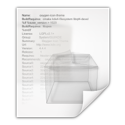 Mimetypes text x rpm spec Icon, Mimetypes text x rpm spec,Oxygen 1,System