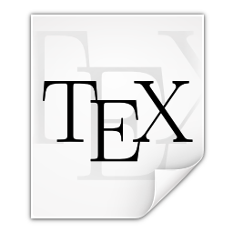 Mimetypes text x tex Icon, Mimetypes text x tex,Oxygen 1,System