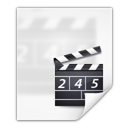 Mimetypes video x generic Icon, Mimetypes video x generic,Oxygen 1,System