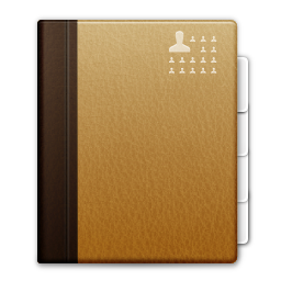 Mimetypes x office address book Icon, Mimetypes x office address book,Oxygen 1,System