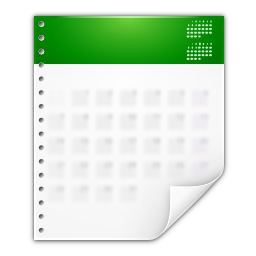 Mimetypes x office calendar Icon, Mimetypes x office calendar,Oxygen 1,System