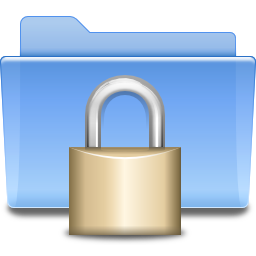 Places folder locked Icon, Places folder locked,Oxygen 1,System