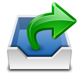 Places mail folder outbox Icon, Places mail folder outbox,Oxygen 1,System