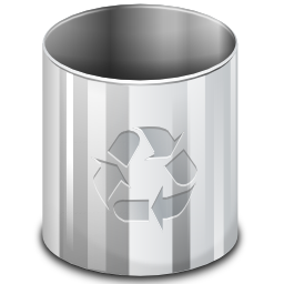 Places user trash Icon, Places user trash,Oxygen 1,System