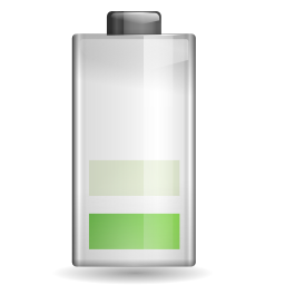 Status battery 040 Icon, Status battery 040,Oxygen 1,System