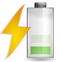 Status battery charging 040 Icon, Status battery charging 040,Oxygen 1,System